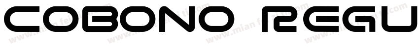 Cobono Regular字体转换